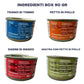BOX 90 GRAMMI - 12 LATTINE DA 90 GR