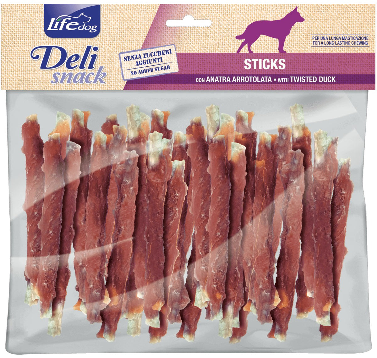 Stick con anatra arrotolata - BIG BAG 500GR