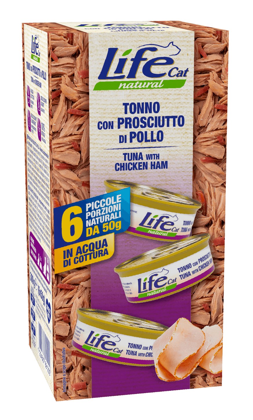 Tonno con prosciutto di pollo