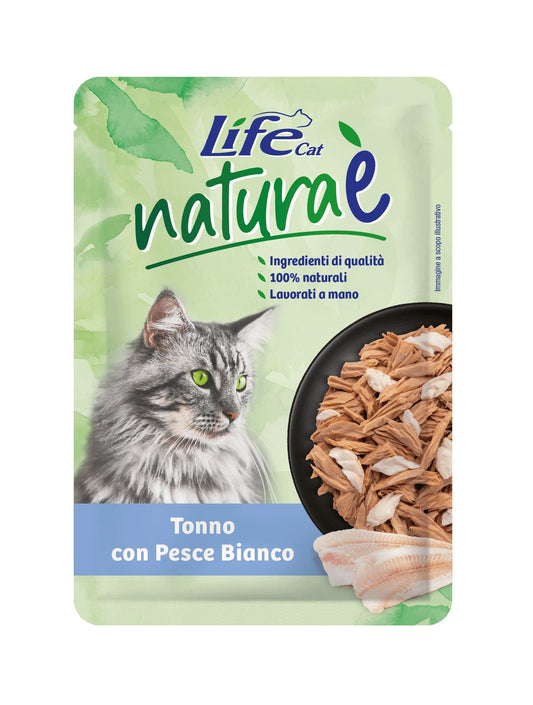 Tonno con pesce bianco